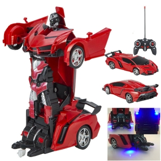Transformers szuperhőssé alakuló távirányítós sportautó - A legütősebb ajándék!